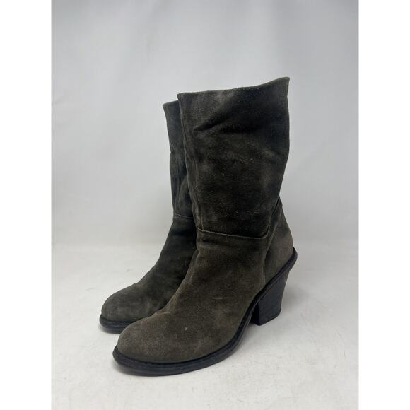 Fiorentini Baker Gray suede Leather Pull on Women’s Boots EUR 39 READ - Picture 2 of 10